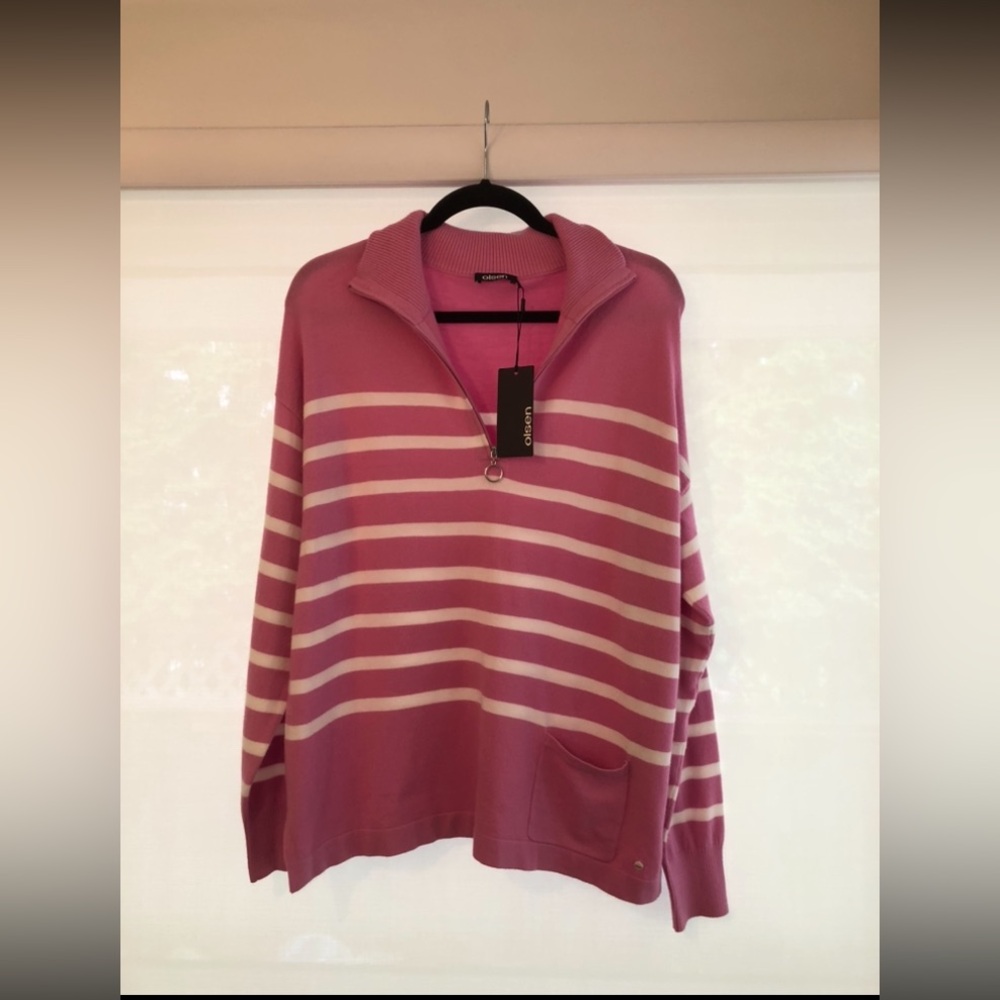 NWT Olsen half zip sweater - Picture 2 of 5